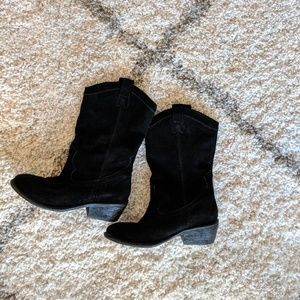 Jessica Simpson Suede Cowboy Boots